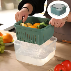 Plastic Colander With Bowl Large